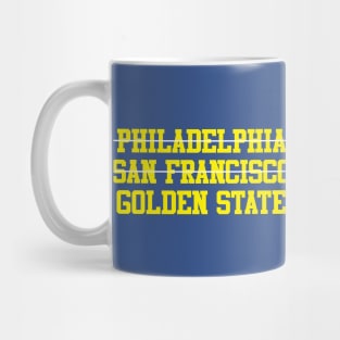 Philadelphia San Francisco Golden State Basketball Mug